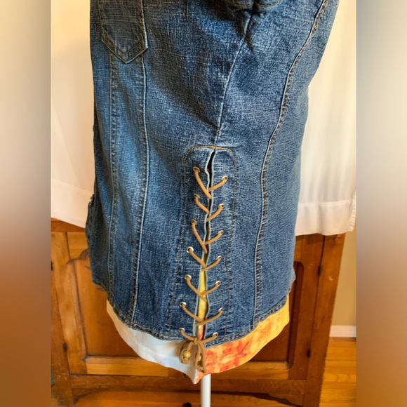 Vintage Mudd brand Y2K jean jacket Size 13 - Picture 7 of 9